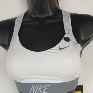 Nike White Sports Bra